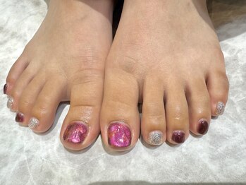 チコネイルサロン バイ オーロル(CHIKO NAIL SALON by AURORE)/【フット】designコース