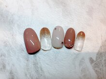 マイフェアレディ 今池(MyFairLady)/くすみベージュ×ゴールドラメ