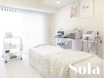 ソラ(Sola)の写真/NEW　OPEN☆初めての方も安心♪プライベートサロンで毛穴レスな透明肌と癒やしを☆