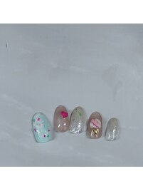 定額ネイル　7700円