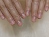 【爪育ケア込】ハンドジェルオフのみ（ファイリング＋爪補強ケア保湿付）