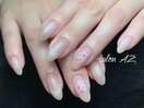 定額シンプル、押し花