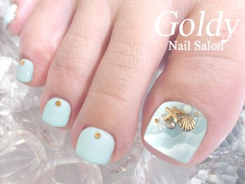 ネイルサロン ゴールディ(NAIL SALON GOLDY)/FOOT華やかアートコース