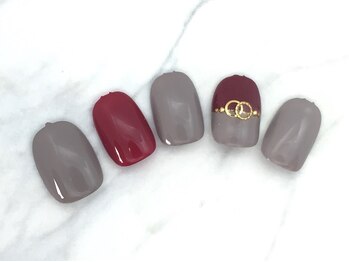 ザ アール ネイル カンパニー(the R nail company)/シェラック定額アートB￥8250