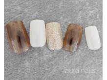 アウラネイルズ(aura nails)/☆ハンドシンプルコース　¥6800