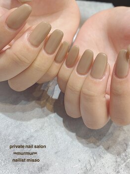 プライベート ネイルサロン マーマ(murmur)/ワンカラーネイル