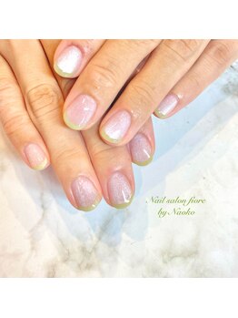 フィオーレ(fiore)/ピスタチオカラーフレンチby直子