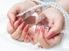 お手元に彩りを　ジェル　ハンド　フラワーネイル