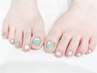 【FOOT】シンプルネイル ￥7500 ※フォトギャラリー紐付けご予約用