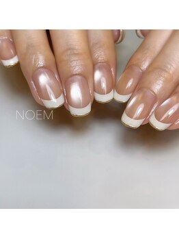 ノエム ネイルサロン(NOEM)/マグネット×フレンチ
