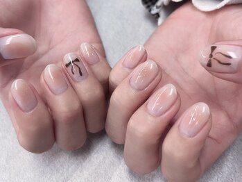 ローランリム(LORAN Lim)/チーク×リボンネイル♪