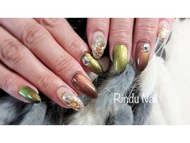 秋色ネイル