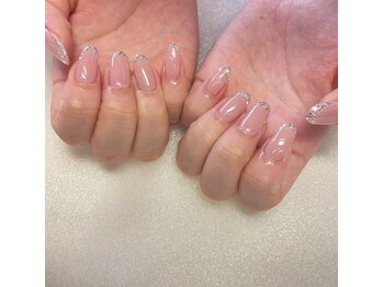 アイリッシュネイル 久屋大通店(Irish Nail)/mao×ラメフレンチ