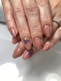 ドライフラワーネイル