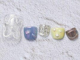 ごちゃごちゃネイル¥8500