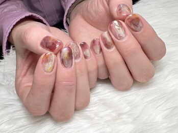 ヒールネイル(heal nail)/春色ニュアンス..