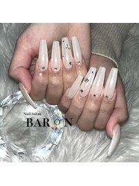 オーロラちゅるんネイル！