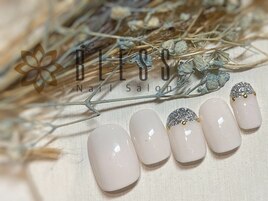 金ドットでかわいく！