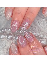 ネイルエルフ(Nail Aelf)/【三郷】上品ピンクネイル