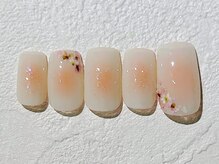 ネイルビート(NAIL BEAT)/押し花ネイル　チークネイル