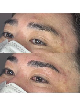ボスブロウ 藤が丘駅前店(BOSS BROW)/ 【メンズ眉毛】　before　after