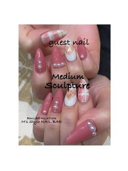 エムズスタイル ネイルバー(M's Style NAIL BAR)/guest nail
