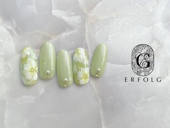 エアフォルク 銀座(ERFOLG)/新作フラワーネイル♪