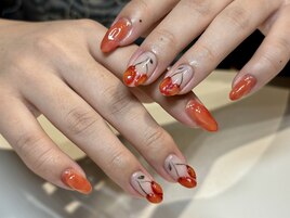 さくらんぼネイル