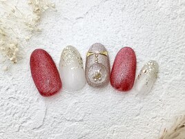 クリスマスネイル銀座フィルイン
