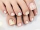 ステラネイルズ(Stella nails)の写真/ノープランでも安心サンプル豊富♪ 200色から選べるフットネイル!かかと角質ケア追加でつるつる美足に☆