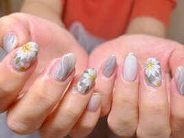 お花ネイル