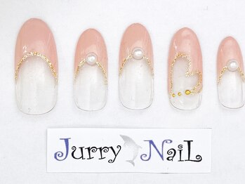 ジュリーネイル 所沢店/ハートフレンチネイル