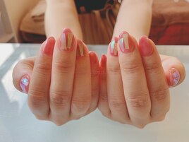 ジェルネイル★オーロラフィルム
