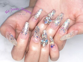 アン ジョーヌドラゴ/【ロングネイル】ラメネイル