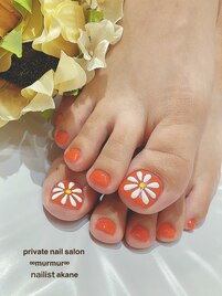 ぷくぷくフラワーネイル
