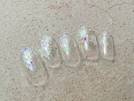 雪の結晶ネイル