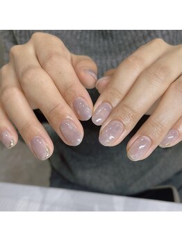 ミントリーフ バイ リート(Mint leaf by Reat)/パープルグレーニュアンス