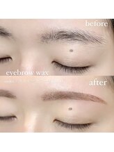 『顔の印象は8割眉毛で決まる』アイブロウwaxスタイリング◎初回 ¥4,950～