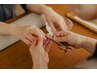 【自爪を美しくケア♪】ネイルケア＋自爪磨き上げor透明マニキュアコート