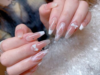 レアネイル 新宿(le'a nail)/チェックネイル