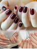 【自爪】ワンカラー/ラメ/ベージュ60分3500円