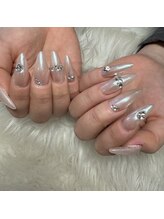 白べぇーっ 本店 湊町店/オーロラネイル