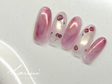 ラウミー(Laumi)/チェリー×ニュアンスネイル