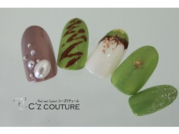 抹茶チョコネイル Pg シーズ クチュール C Z Couture のフォトギャラリー ホットペッパービューティー