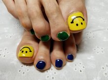 シュガーネイル(sugar nail)/にこちゃんフットネイル