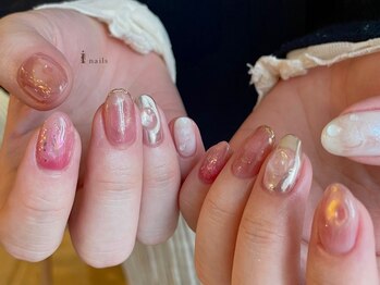 アイネイルズ 吉祥寺店(I nails)/しずくニュアンス