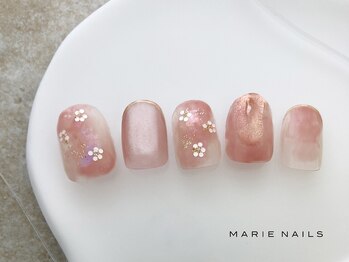 マリー ネイルズ いわきラトブ店(MARIE NAILS)/ニュアンス 新規6600円税込0501c
