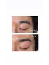 メンズ眉毛サロン トリリオンヘアー by NoLimit 西梅田 店 メンズアイブロウ/メンズ眉毛