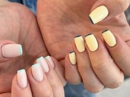 春カラーフレンチ