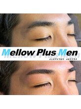 メロウプラス(mellow+)/メンズ眉毛/アイブロウ/眉毛